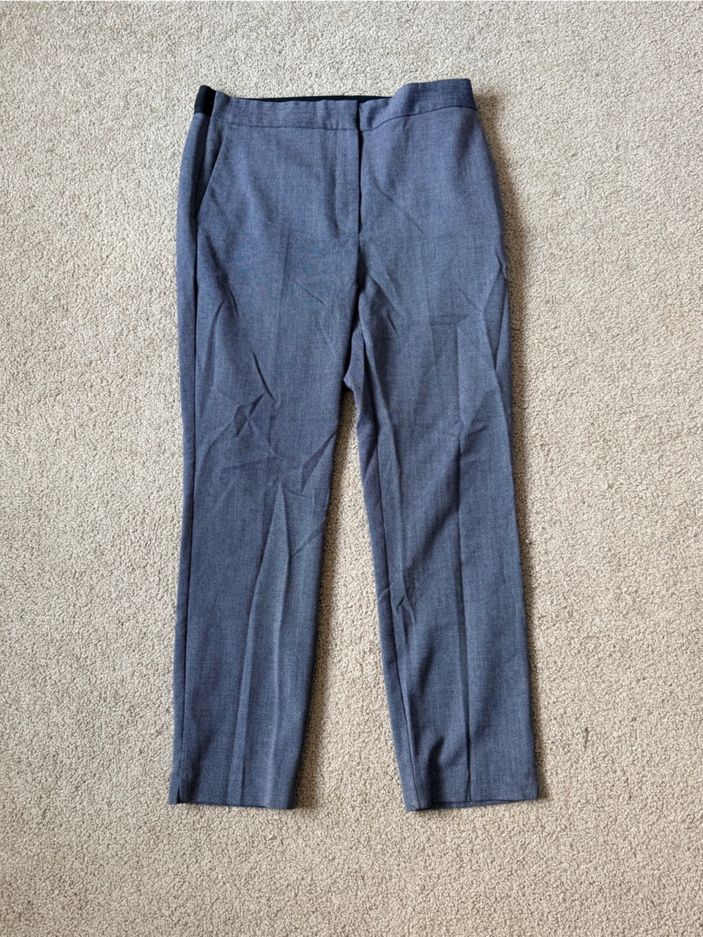 Zara Gray Trouser Pants - Classic Straight Fit
